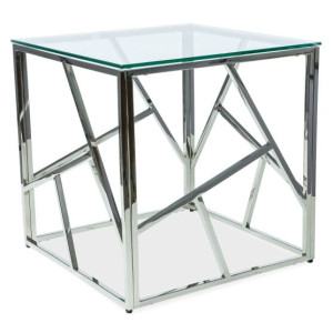 Журнальний стіл Signal Escada B Прозорий/Срібний