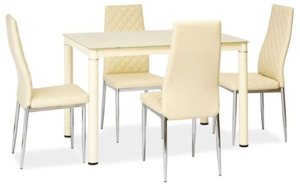 Обеденный стол Signal Galant 110x70 Кремовый-0