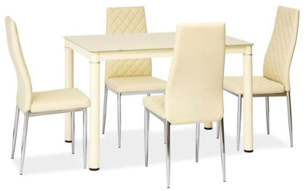 Обеденный стол Signal Galant Кремовый Обеденный стол Signal Galant Кремовый-0