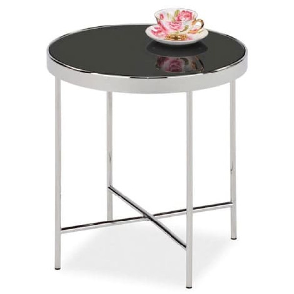 Журнальний стіл Signal Gina C Чорний/Хром-0