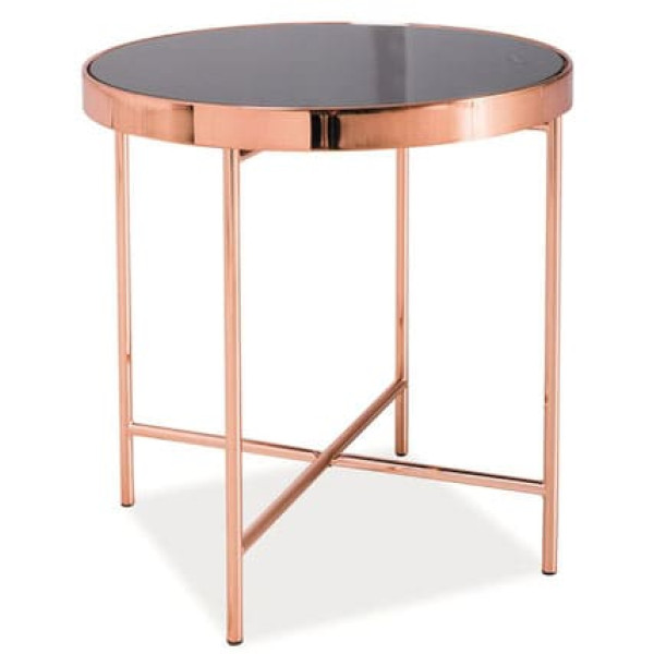 Журнальный стол Signal Gina C Черный медь-0