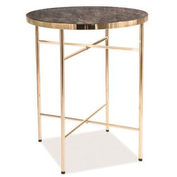 Журнальный стол Signal Ibiza C Мармур/Золото Журнальный стол Signal Ibiza C Мармур/Золото-0