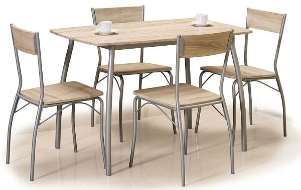 Обеденный стол Signal MODUS Сонома/Алюминий-0