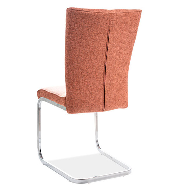 Стул Signal H-190 Кирпичный Хром Стул Signal H-190 Кирпичный Хром-1
