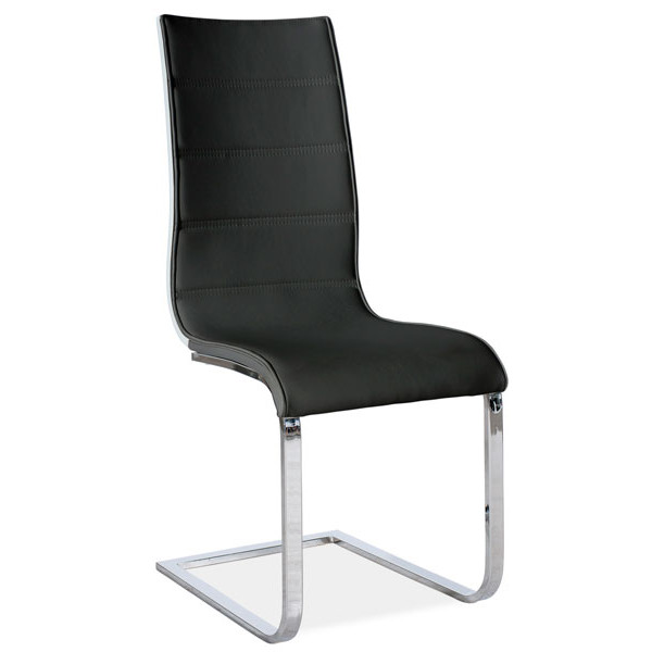 Стул Signal H-668 Черный-Белый тыл-0