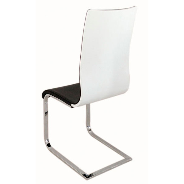 Стул Signal H-668 Черный-Белый тыл-1