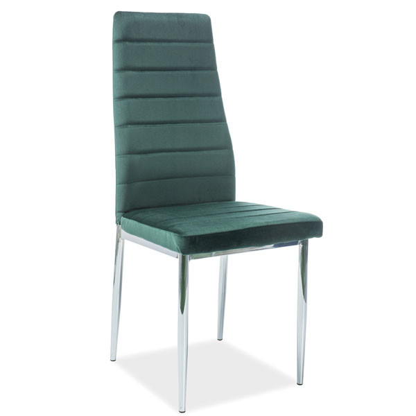 Стілець Signal H-261 Velvet Зелений хром-0