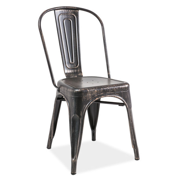 Стілець Signal Loft Чорний Потертий-0