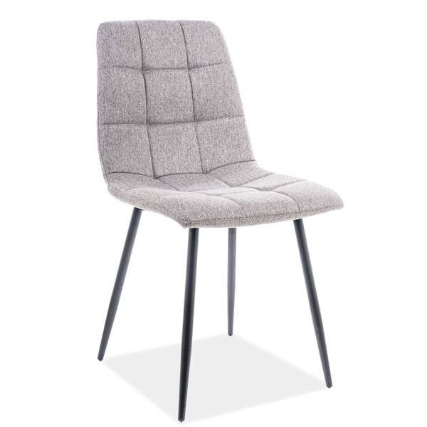 Стул Signal Mila Серый-Черный Стул Signal Mila Серый-Черный-0