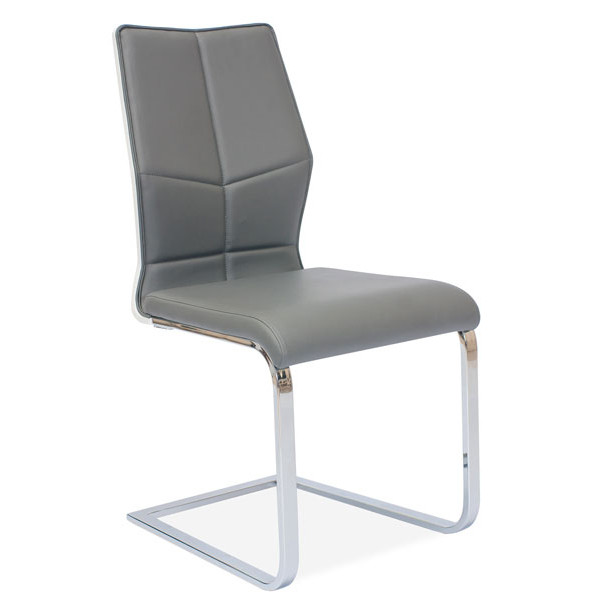 Стул Signal H-422 Серый-белый Стул Signal H-422 Серый-белый-0