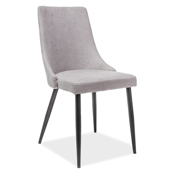 Стілець Signal Nobel Сірий-Чорний-0