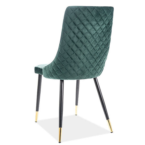Стілець Signal Piano Velvet Зелений-Чорний-1