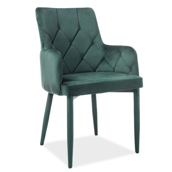 Стілець Signal Ricardo Velvet Зелений Стілець Signal Ricardo Velvet Зелений-0