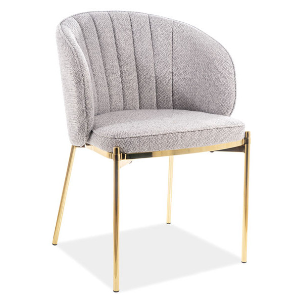 Стул Signal Prado Серый-Золотой-0