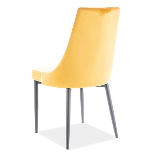 Стілець Signal Trix B Velvet Каррі-Чорний-1