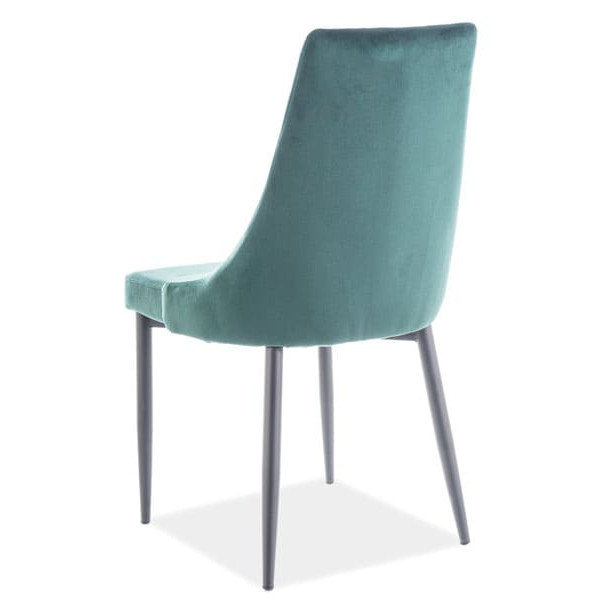 Стілець Signal Trix B Velvet Зелений-Чорний-1