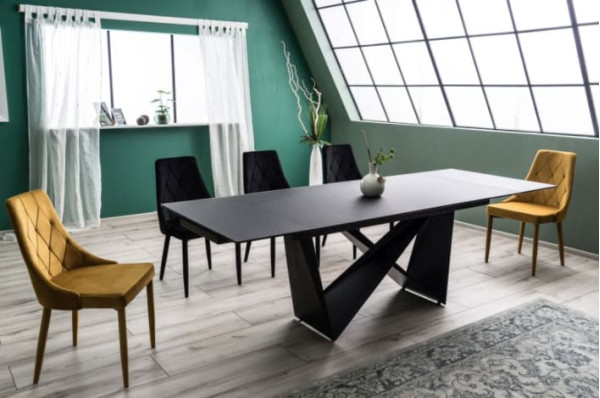 Стіл розкладний обідній Signal Cavalli Чорний-7