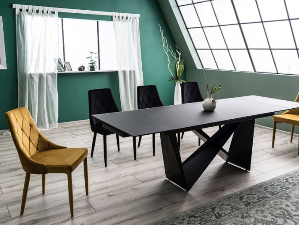 Стіл розкладний обідній Signal Cavalli Чорний-9