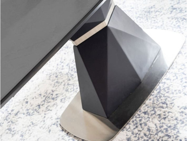 Стол раскладной обеденный Signal Cortez Серый/Антрацит-4