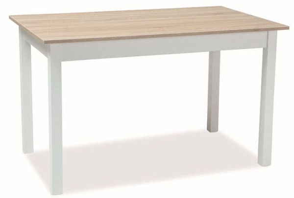 Стіл розкладний обідній Signal HORACY 125(170)x75 Дуб Вотан/Білий мат-0