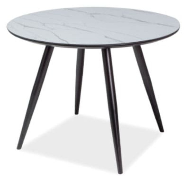 Обеденный стол Signal Ideal Ефект мармура/Черный каркас-0