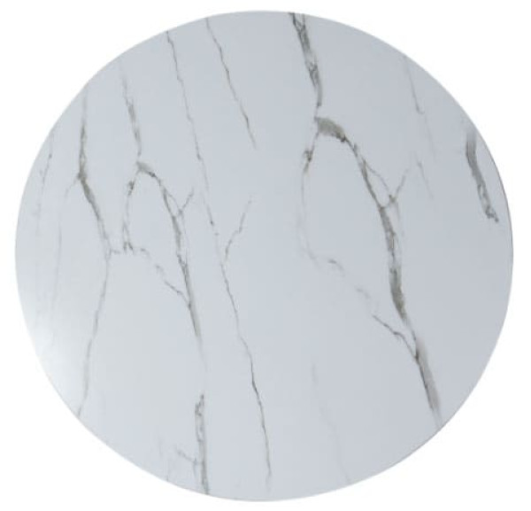 Обеденный стол Signal Ideal Ефект мармура/Черный каркас-1