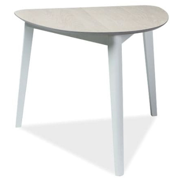 Обідній стіл Signal Karl Дуб білий/Білий-0