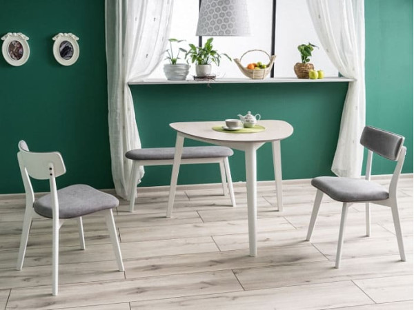 Обідній стіл Signal Karl Дуб білий/Білий-2