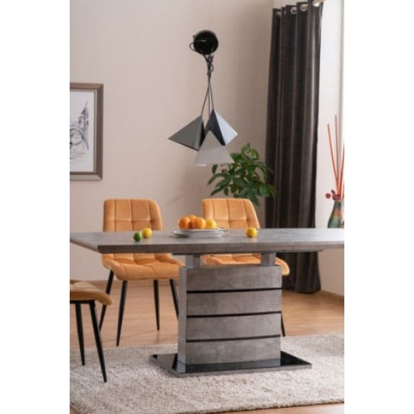 Стол раскладной обеденный Signal Leonardo Серый-3