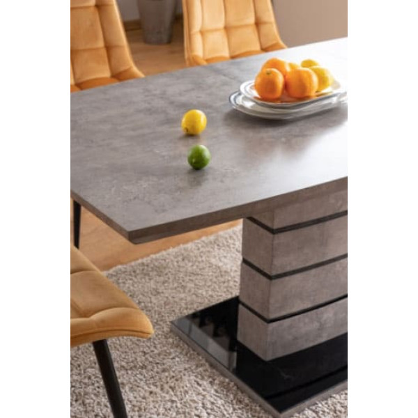 Стол раскладной обеденный Signal Leonardo Серый-4