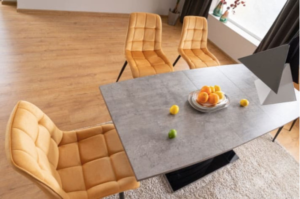 Стол раскладной обеденный Signal Leonardo Серый-7