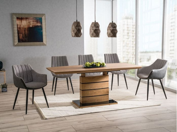 Стол раскладной обеденный Signal Leonardo Дуб-7