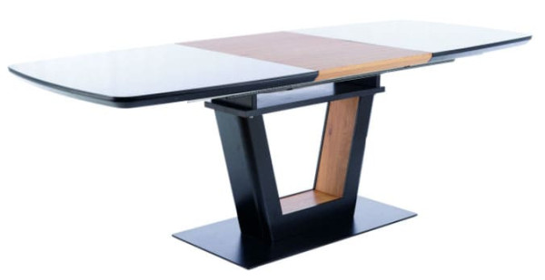 Стол раскладной обеденный Signal Sydney Черный/Дуб-0