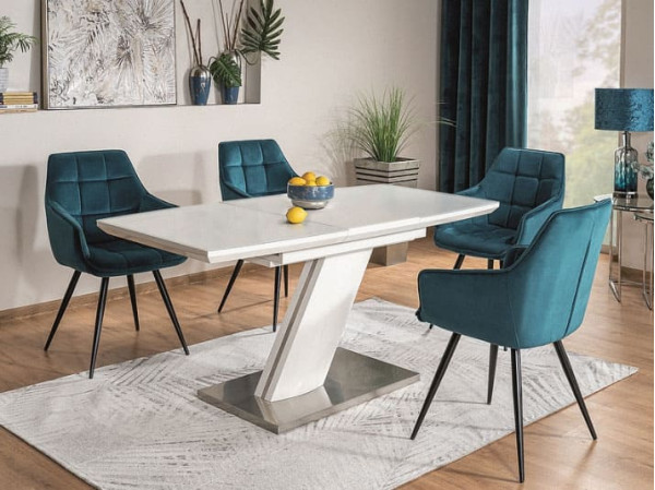 Стол раскладной обеденный Signal TORONTO Белый-3