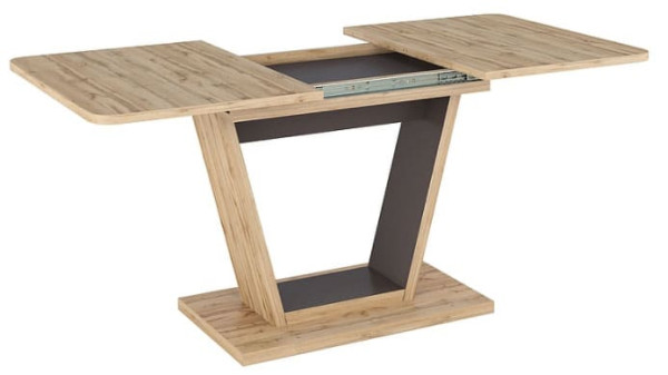 Стіл розкладний обідній Signal NIGEL Дуб Вотан/Коричневий-3