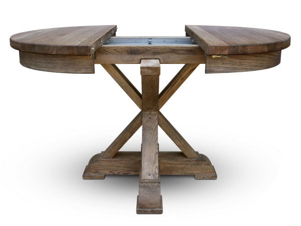 Розкладний обідній стіл Skandinave RONDO-GRANDE Дуб-2