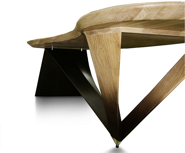 Обеденный cтол Skandinave SCORPION Дуб-3