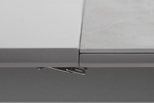 Керамический стол раскладной обеденный Vetro Mebel TM-81 Айс грей-Серый-7