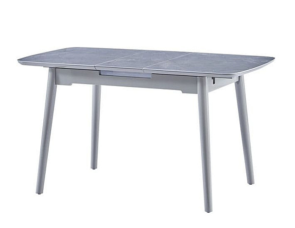Керамический стол раскладной обеденный Vetro Mebel TM-84 Памеса грей-серый-1
