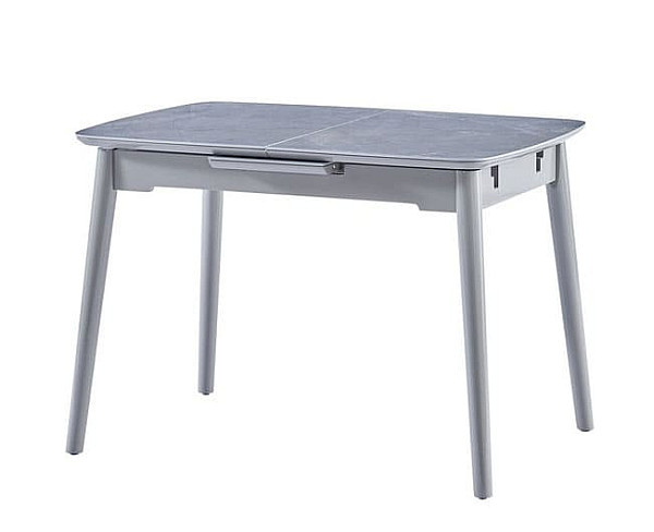 Керамический стол раскладной обеденный Vetro Mebel TM-84 Памеса грей-серый-0