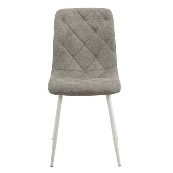 Стул Vetro Mebel N-41 Серый-белый Рогожка-1
