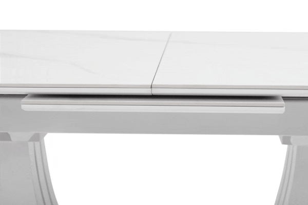 Керамический стол раскладной обеденный Vetro Mebel TML-866 Белый мрамор-9