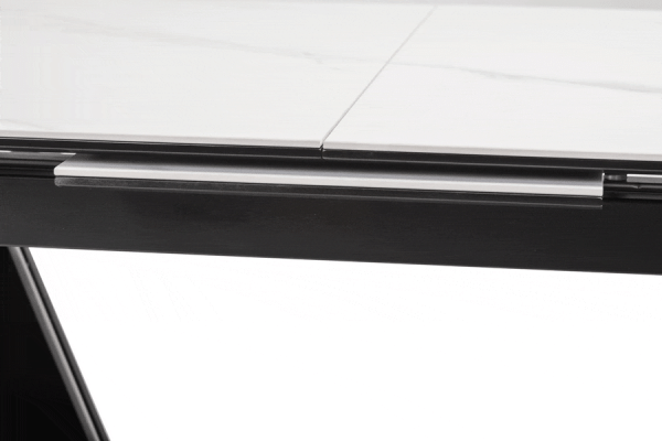 Керамический стол раскладной обеденный Vetro Mebel TML-870 Белый мрамор-6