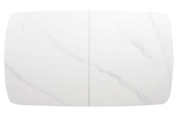 Керамический стол раскладной обеденный Vetro Mebel TML-870 Белый мрамор-11