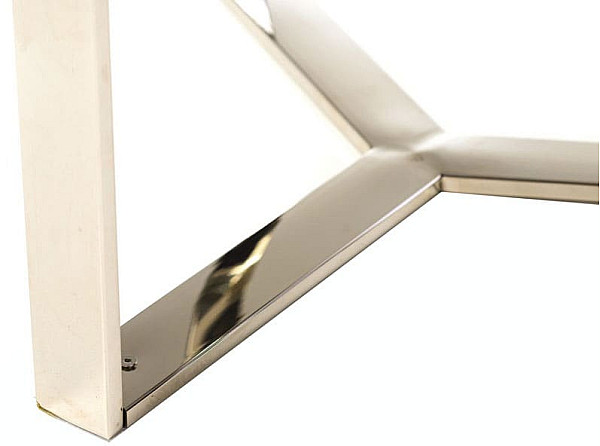 Журнальний стіл Vetro Mebel CB-2 Прозорий-срібло-7