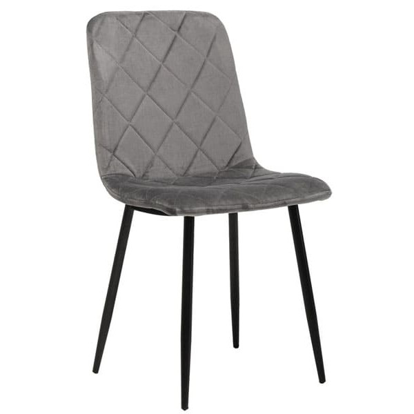 Стілець Vetro Mebel N-42 Сірий вельвет-0