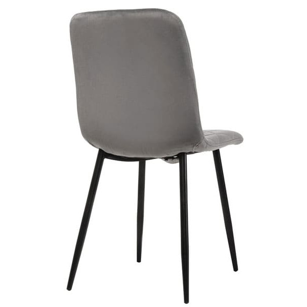 Стілець Vetro Mebel N-42 Сірий вельвет-2