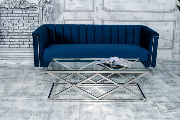 Софа Vetro Mebel Джованни Индиго-серебро-8