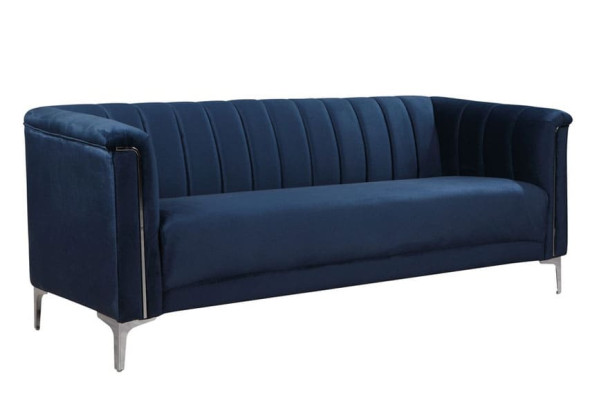 Софа Vetro Mebel Джованни Индиго-серебро-0