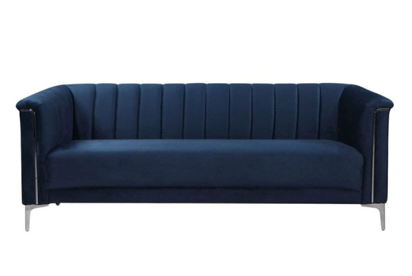 Софа Vetro Mebel Джованни Индиго-серебро-1